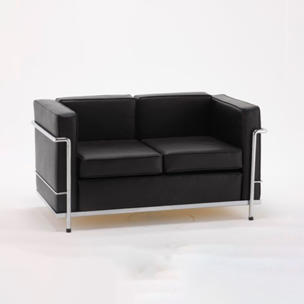 Sofá LC de 2 lugares Le Corbusier