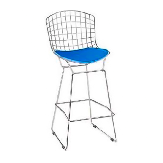 Banqueta Bertoia com assento